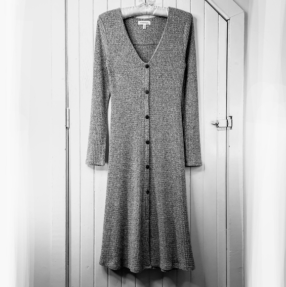 Monteau Los Angeles Dresses & Skirts - *NWOT* MONTEAU L.A. Button Down, Long Sleeve, Sweater Dress